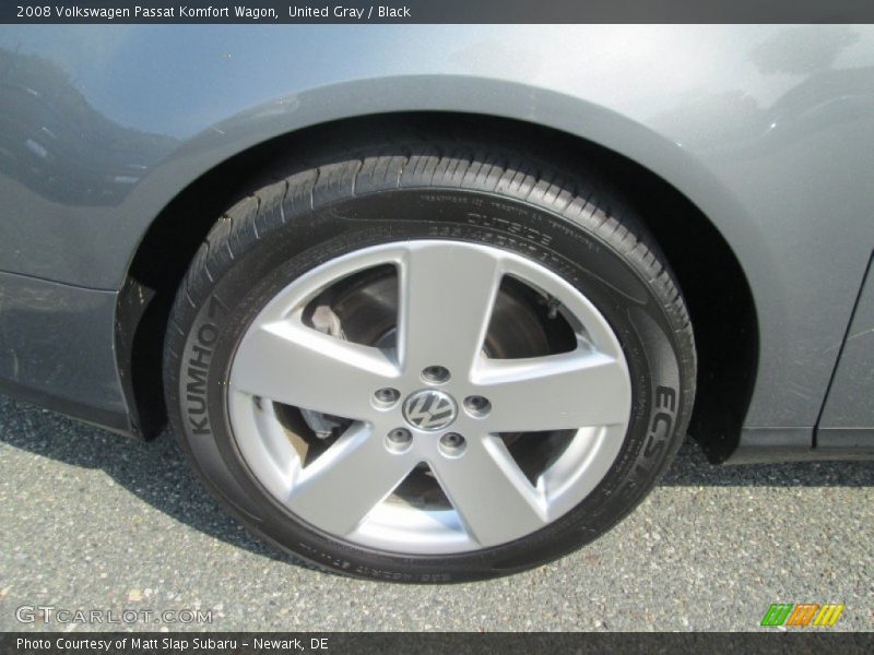United Gray / Black 2008 Volkswagen Passat Komfort Wagon