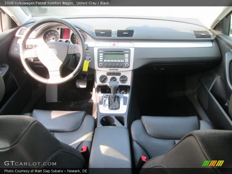 United Gray / Black 2008 Volkswagen Passat Komfort Wagon