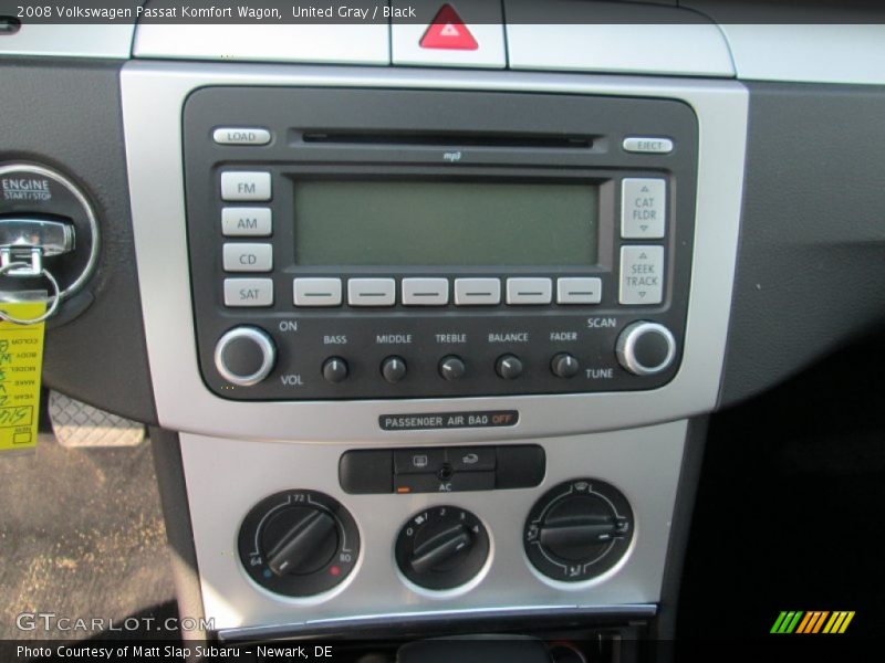United Gray / Black 2008 Volkswagen Passat Komfort Wagon
