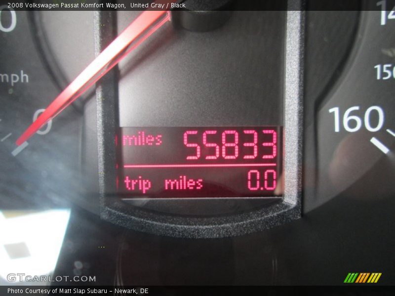 United Gray / Black 2008 Volkswagen Passat Komfort Wagon