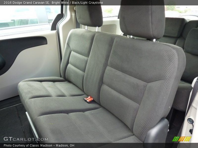 Bright White / Black/Light Graystone 2016 Dodge Grand Caravan SE