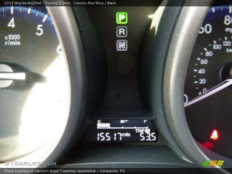 Velocity Red Mica / Black 2013 Mazda MAZDA3 i Touring 5 Door