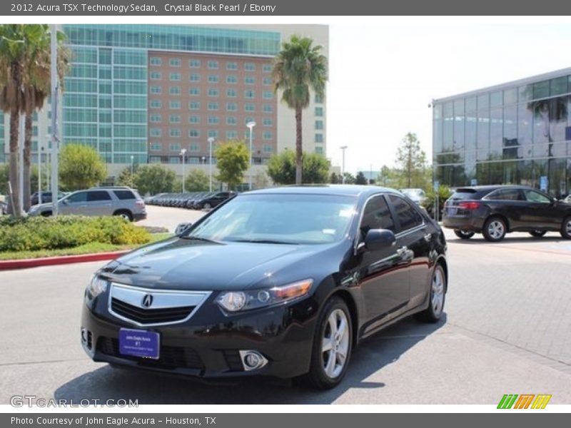 Crystal Black Pearl / Ebony 2012 Acura TSX Technology Sedan
