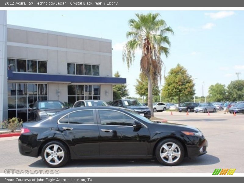 Crystal Black Pearl / Ebony 2012 Acura TSX Technology Sedan