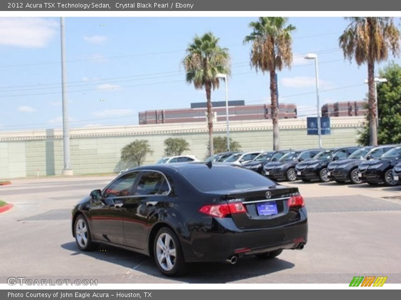 Crystal Black Pearl / Ebony 2012 Acura TSX Technology Sedan