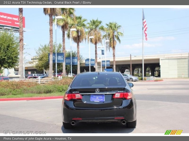 Crystal Black Pearl / Ebony 2012 Acura TSX Technology Sedan