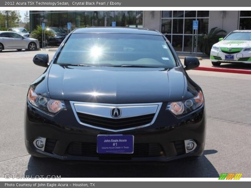 Crystal Black Pearl / Ebony 2012 Acura TSX Technology Sedan