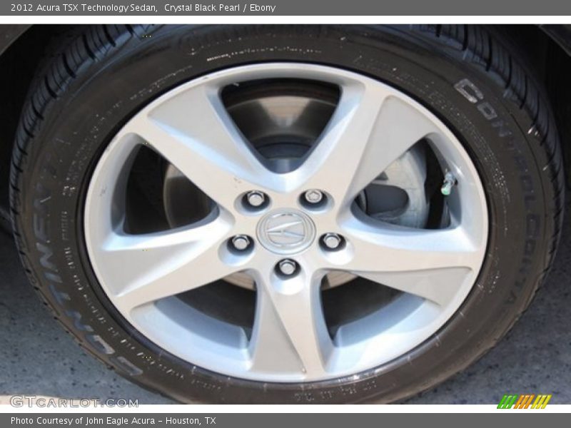 Crystal Black Pearl / Ebony 2012 Acura TSX Technology Sedan