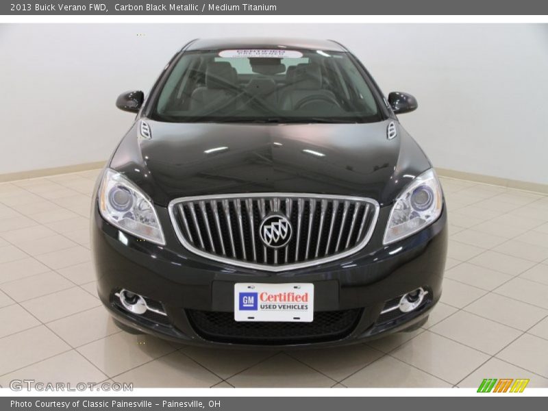 Carbon Black Metallic / Medium Titanium 2013 Buick Verano FWD
