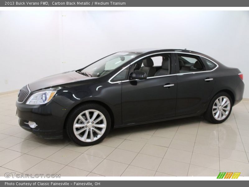 Carbon Black Metallic / Medium Titanium 2013 Buick Verano FWD