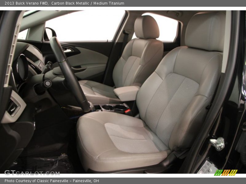 Carbon Black Metallic / Medium Titanium 2013 Buick Verano FWD