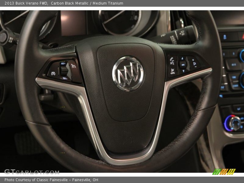 Carbon Black Metallic / Medium Titanium 2013 Buick Verano FWD