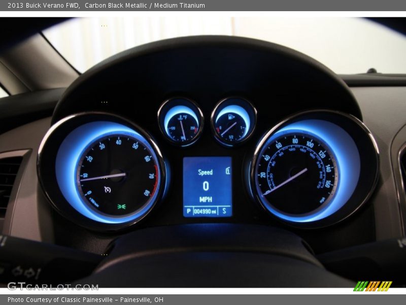Carbon Black Metallic / Medium Titanium 2013 Buick Verano FWD