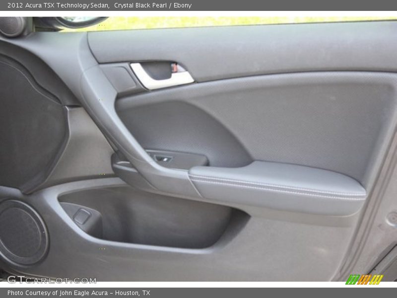 Crystal Black Pearl / Ebony 2012 Acura TSX Technology Sedan