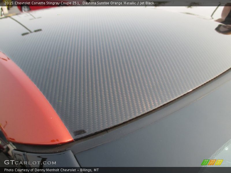 Daytona Sunrise Orange Metallic / Jet Black 2015 Chevrolet Corvette Stingray Coupe Z51