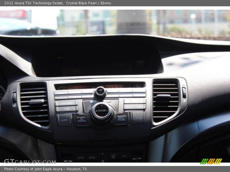 Crystal Black Pearl / Ebony 2012 Acura TSX Technology Sedan