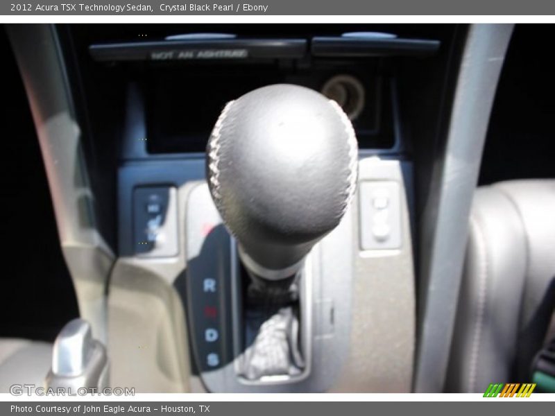 Crystal Black Pearl / Ebony 2012 Acura TSX Technology Sedan