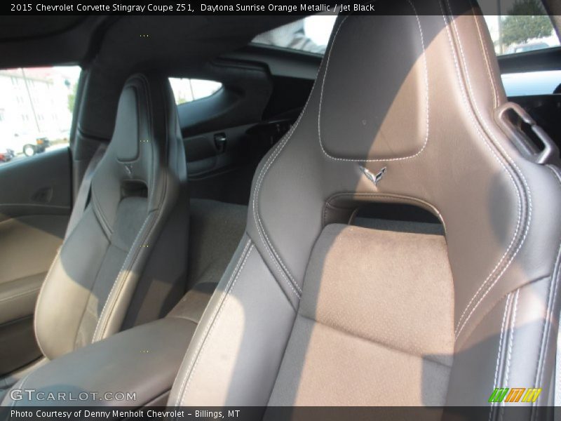 Daytona Sunrise Orange Metallic / Jet Black 2015 Chevrolet Corvette Stingray Coupe Z51