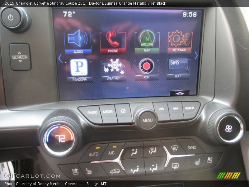 Controls of 2015 Corvette Stingray Coupe Z51