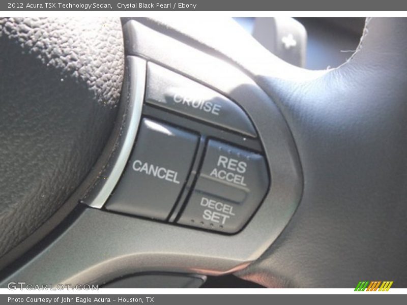 Crystal Black Pearl / Ebony 2012 Acura TSX Technology Sedan