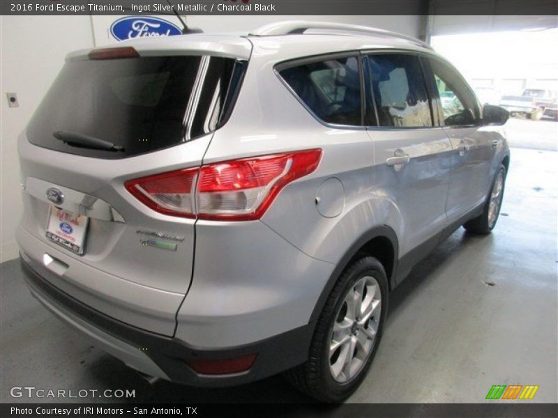 Ingot Silver Metallic / Charcoal Black 2016 Ford Escape Titanium