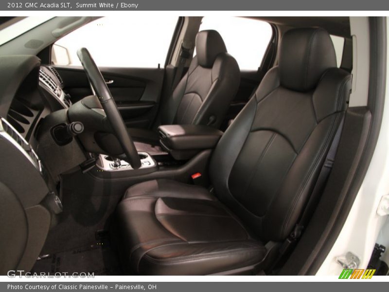 Summit White / Ebony 2012 GMC Acadia SLT