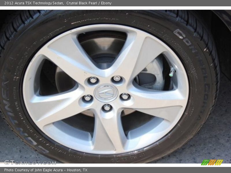 Crystal Black Pearl / Ebony 2012 Acura TSX Technology Sedan