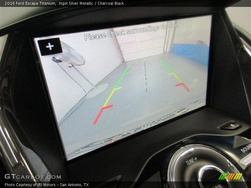 Ingot Silver Metallic / Charcoal Black 2016 Ford Escape Titanium