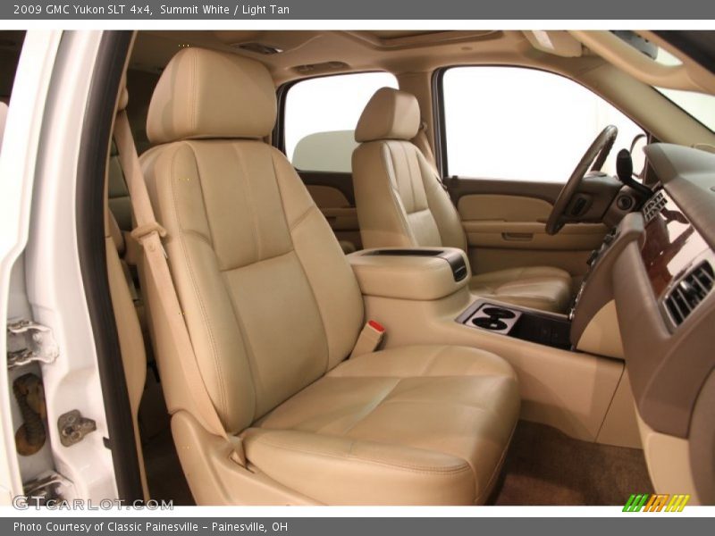 Summit White / Light Tan 2009 GMC Yukon SLT 4x4