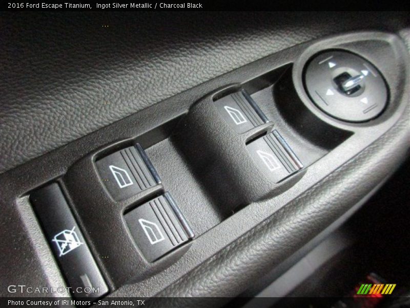 Ingot Silver Metallic / Charcoal Black 2016 Ford Escape Titanium
