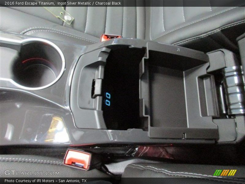 Ingot Silver Metallic / Charcoal Black 2016 Ford Escape Titanium