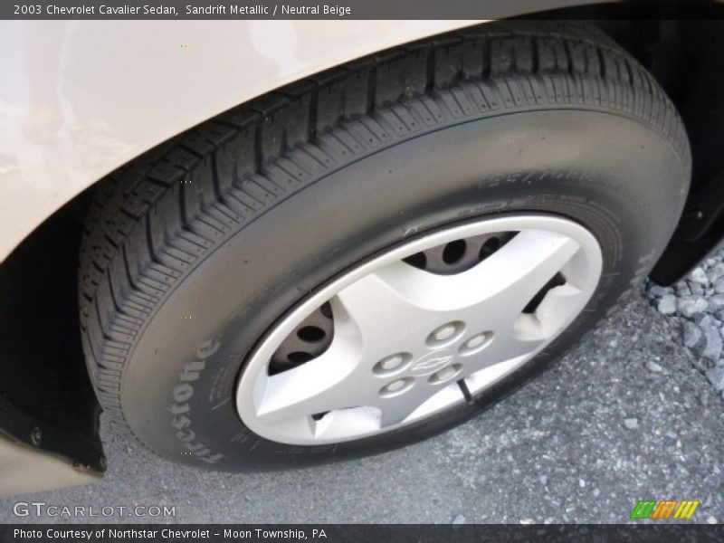 Sandrift Metallic / Neutral Beige 2003 Chevrolet Cavalier Sedan