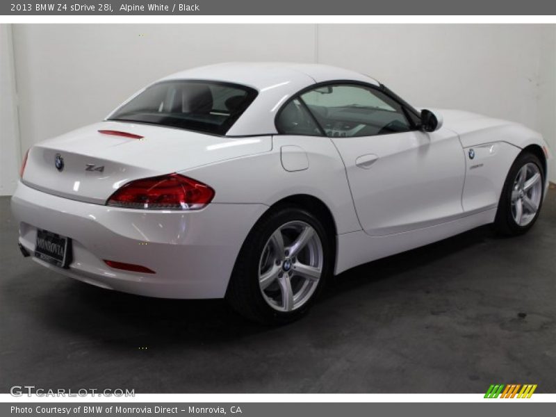 Alpine White / Black 2013 BMW Z4 sDrive 28i