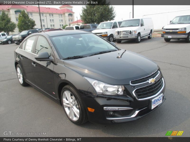 Black Granite Metallic / Jet Black 2016 Chevrolet Cruze Limited LTZ