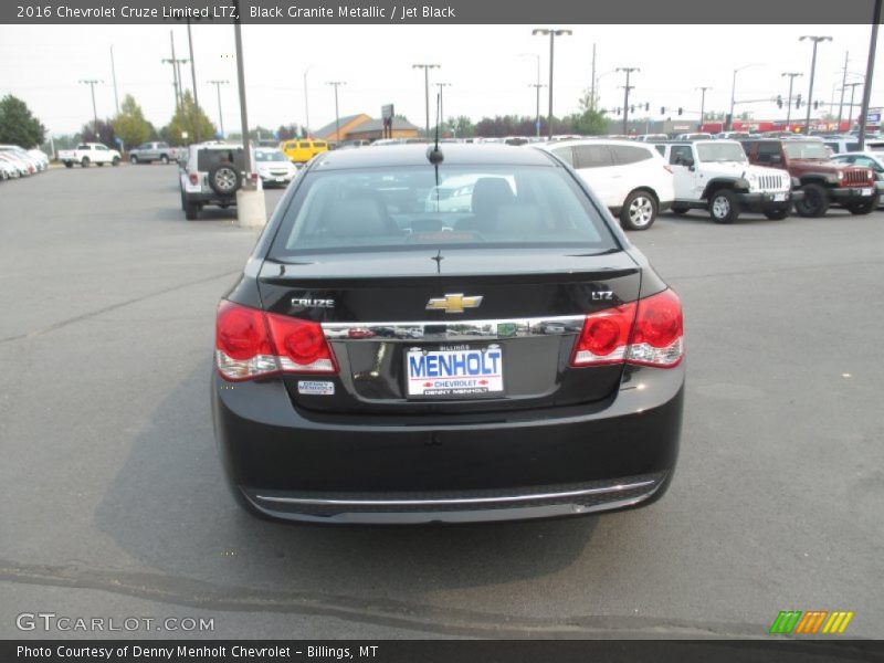 Black Granite Metallic / Jet Black 2016 Chevrolet Cruze Limited LTZ