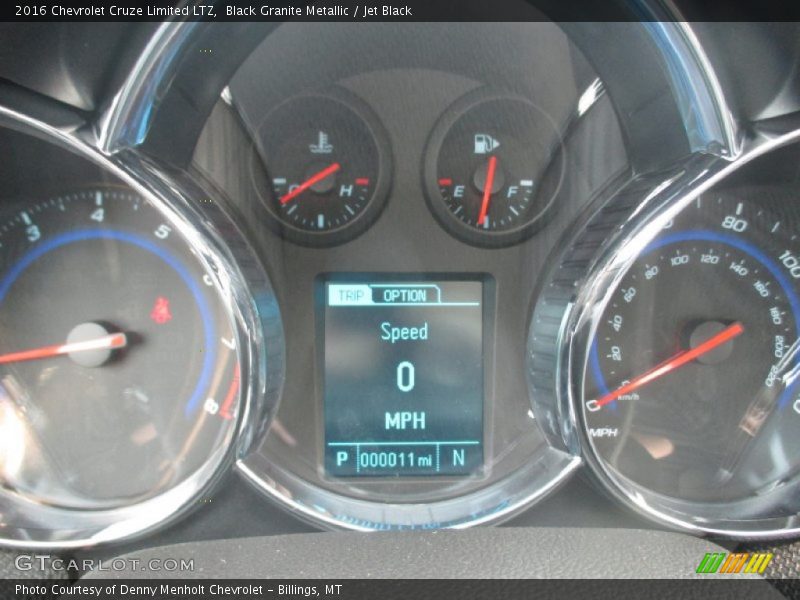 Black Granite Metallic / Jet Black 2016 Chevrolet Cruze Limited LTZ