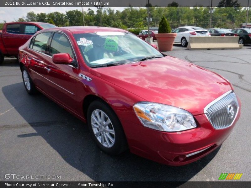 Crystal Red Tintcoat / Titanium 2011 Buick Lucerne CXL