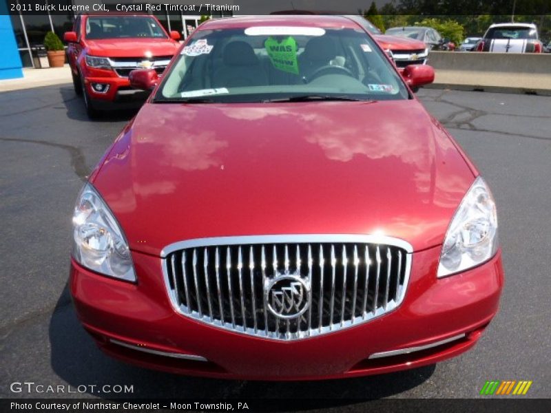 Crystal Red Tintcoat / Titanium 2011 Buick Lucerne CXL