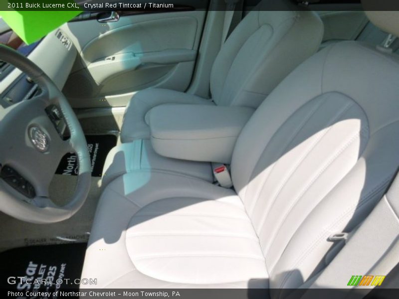 Crystal Red Tintcoat / Titanium 2011 Buick Lucerne CXL