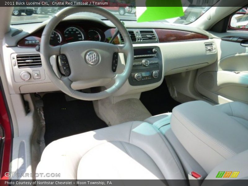 Crystal Red Tintcoat / Titanium 2011 Buick Lucerne CXL