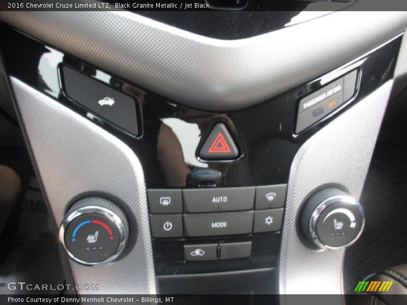 Black Granite Metallic / Jet Black 2016 Chevrolet Cruze Limited LTZ