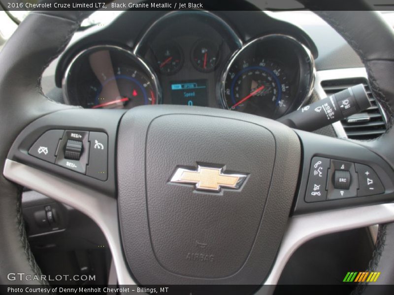 Black Granite Metallic / Jet Black 2016 Chevrolet Cruze Limited LTZ
