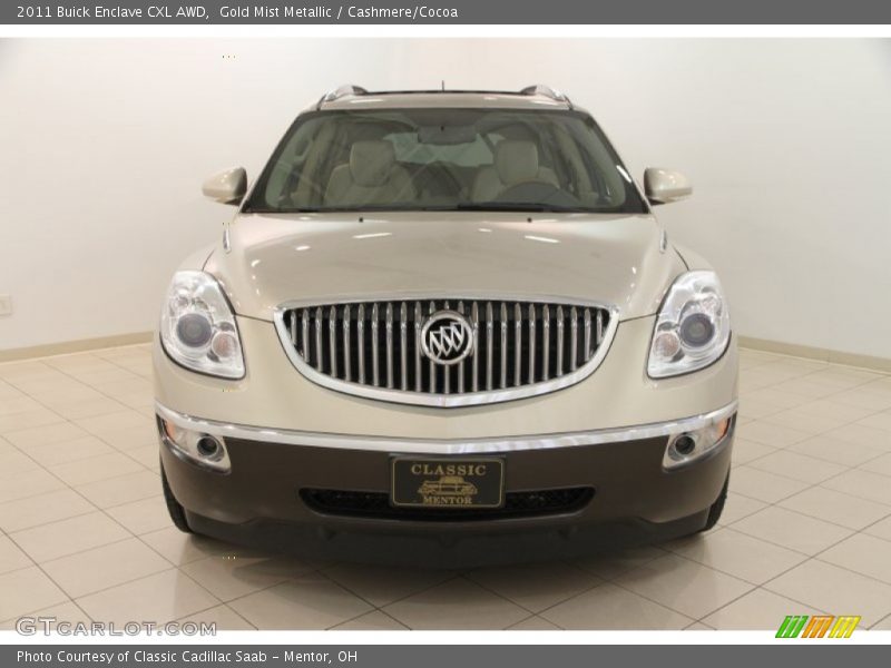 Gold Mist Metallic / Cashmere/Cocoa 2011 Buick Enclave CXL AWD