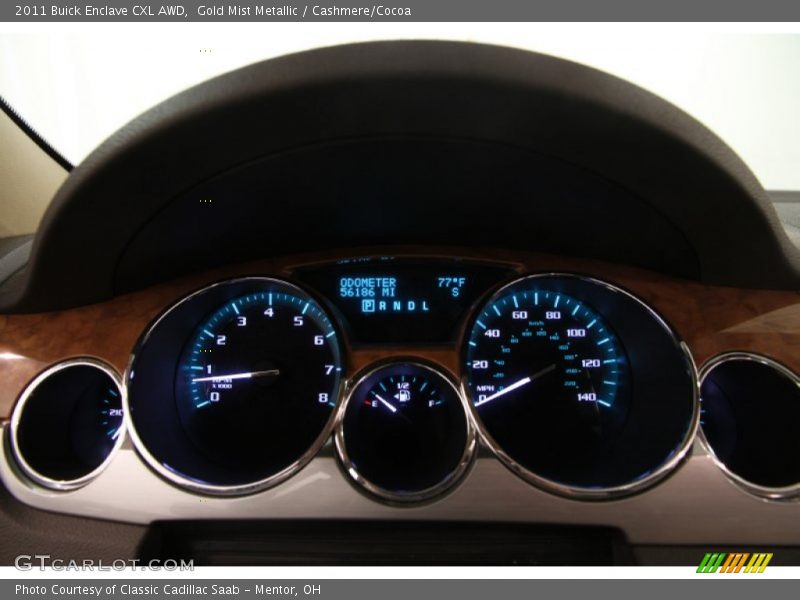 Gold Mist Metallic / Cashmere/Cocoa 2011 Buick Enclave CXL AWD