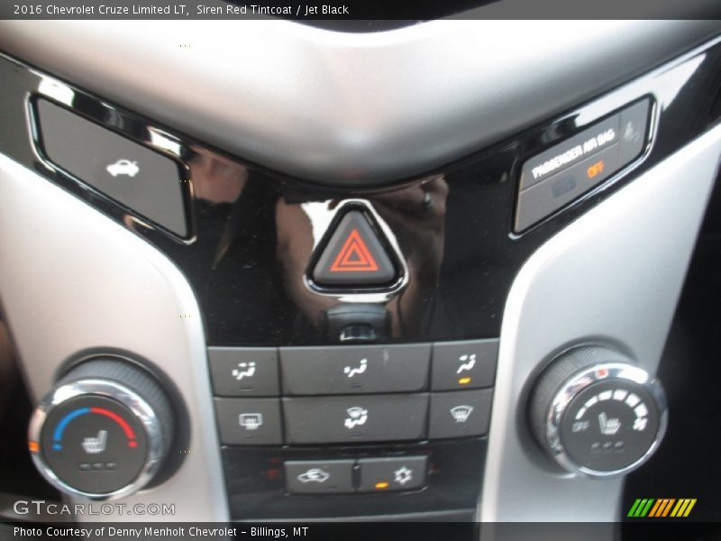 Siren Red Tintcoat / Jet Black 2016 Chevrolet Cruze Limited LT
