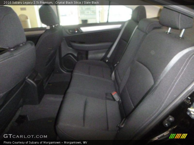 Rear Seat of 2016 Legacy 2.5i Premium