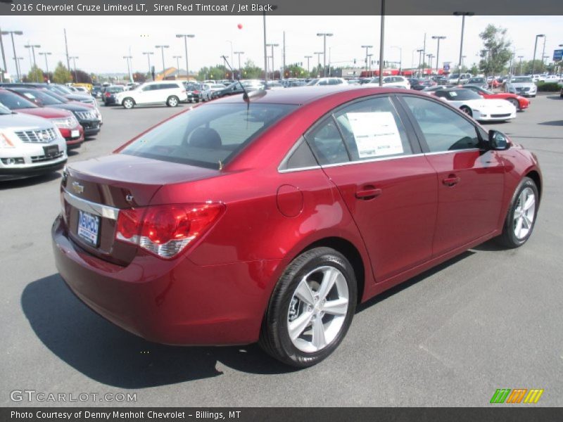 Siren Red Tintcoat / Jet Black 2016 Chevrolet Cruze Limited LT