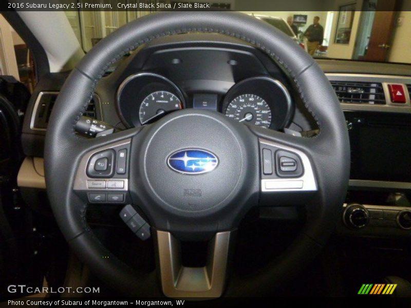 Crystal Black Silica / Slate Black 2016 Subaru Legacy 2.5i Premium
