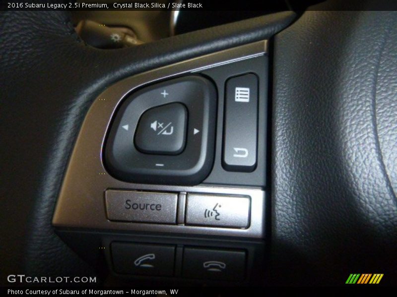 Crystal Black Silica / Slate Black 2016 Subaru Legacy 2.5i Premium