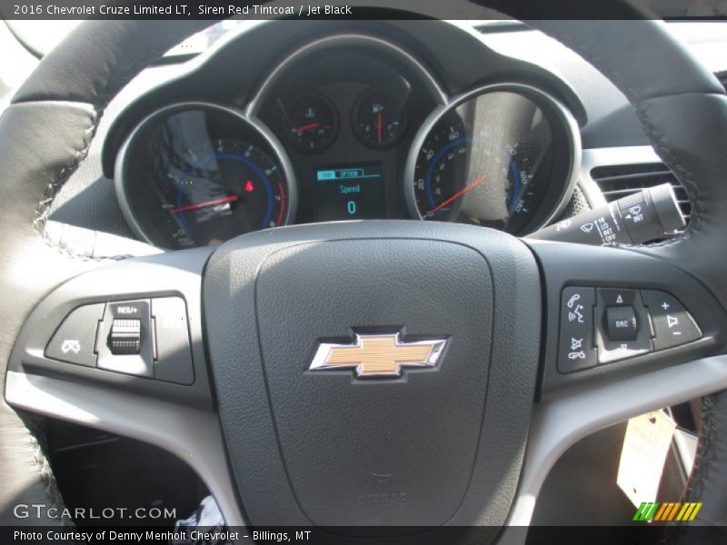 Siren Red Tintcoat / Jet Black 2016 Chevrolet Cruze Limited LT